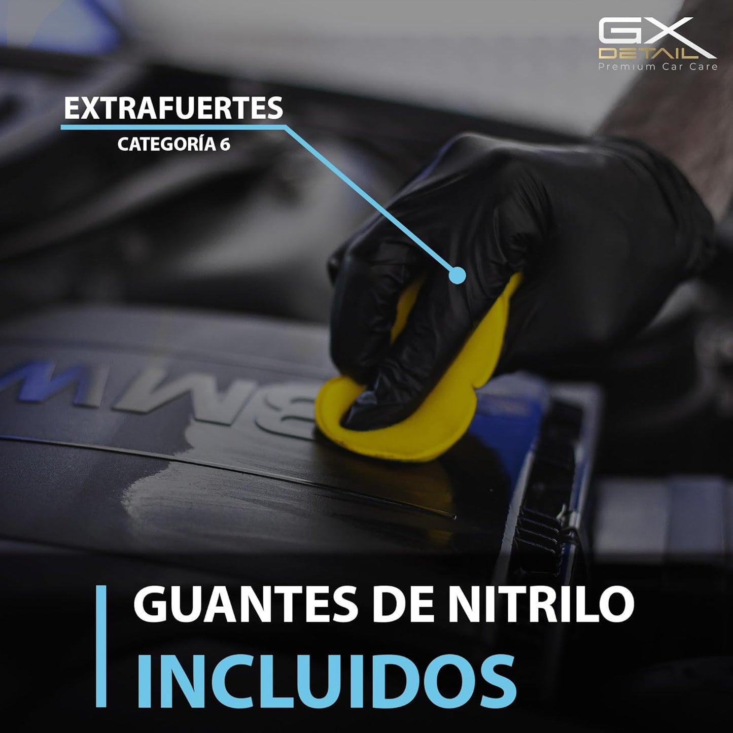 Gxdetail Recuperador De Plásticos Y Abrillantador Hidratador De Plástico Y Neumáticos Coche Y Moto 500Ml. – Recuperador De Gomas Viejas, Interior, Exterior, Ruedas.