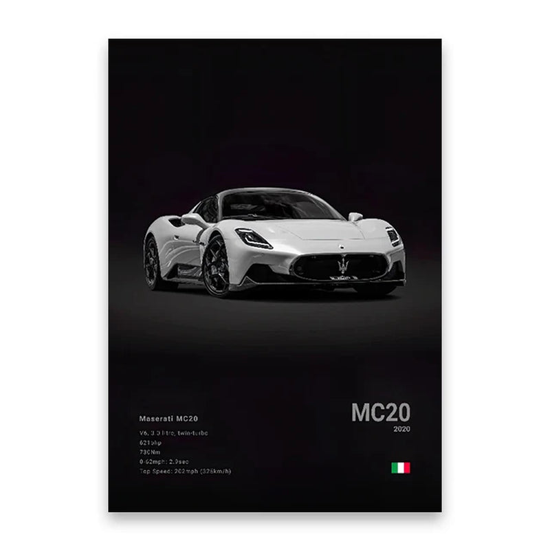 Coches Famosos M5 918 GT3, Lienzo, Arte De Pared, Póster Impreso G63 STO SLS, Mural Decorativo, Decoración Moderna Para El Hogar, Regalo De Cumpleaños Sin Marco