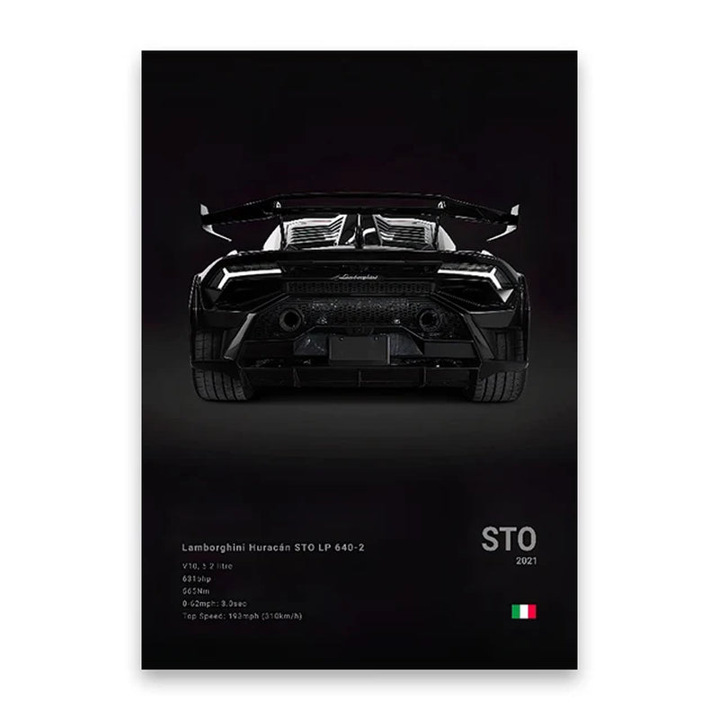 Coches Famosos M5 918 GT3, Lienzo, Arte De Pared, Póster Impreso G63 STO SLS, Mural Decorativo, Decoración Moderna Para El Hogar, Regalo De Cumpleaños Sin Marco