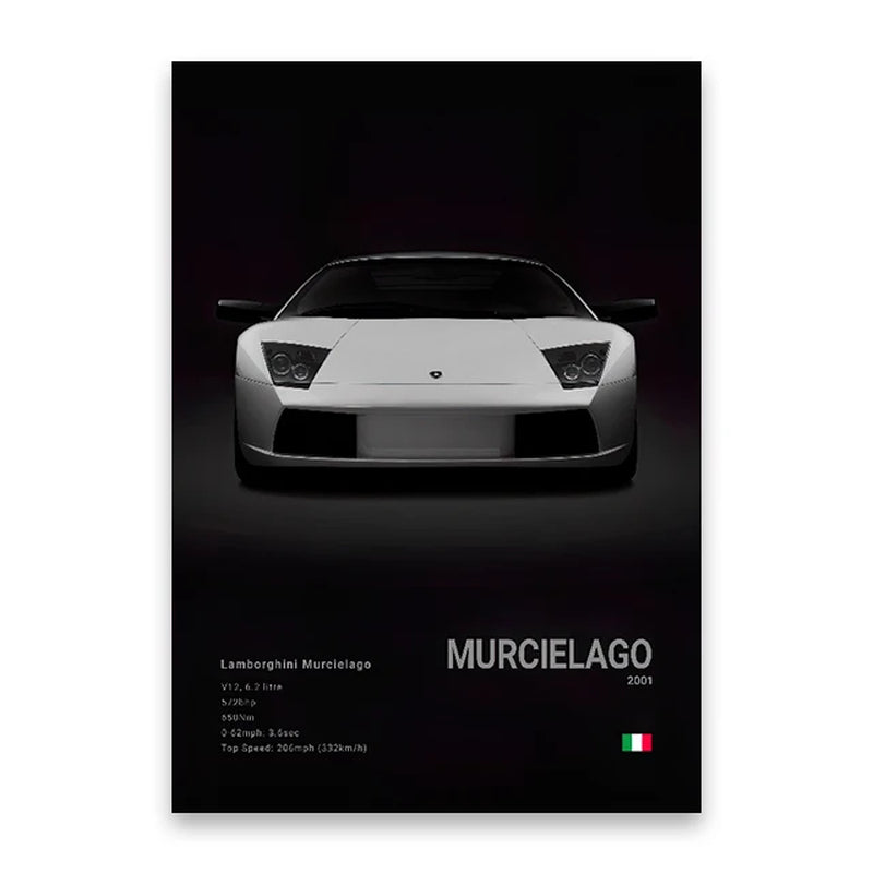 Coches Famosos M5 918 GT3, Lienzo, Arte De Pared, Póster Impreso G63 STO SLS, Mural Decorativo, Decoración Moderna Para El Hogar, Regalo De Cumpleaños Sin Marco