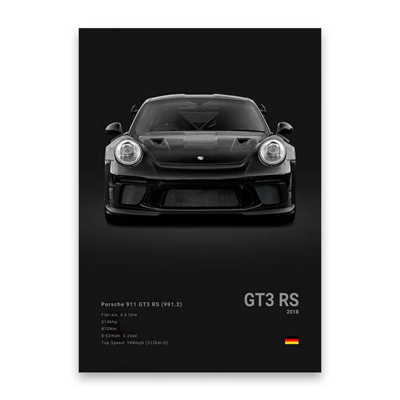 Coches Famosos M5 918 GT3, Lienzo, Arte De Pared, Póster Impreso G63 STO SLS, Mural Decorativo, Decoración Moderna Para El Hogar, Regalo De Cumpleaños Sin Marco