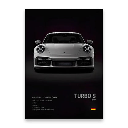 Coches Famosos M5 918 GT3, Lienzo, Arte De Pared, Póster Impreso G63 STO SLS, Mural Decorativo, Decoración Moderna Para El Hogar, Regalo De Cumpleaños Sin Marco